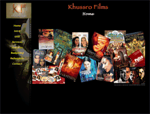 Tablet Screenshot of khussrofilms.com